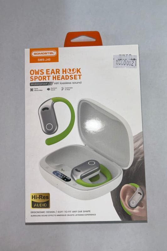 Accesorio AURICULARES INALAMBRICOS SOMOSTEL J40 CON AGARRE WATERPROOF