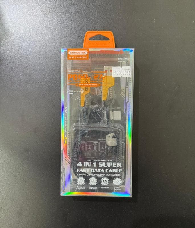 Accesorio CABLE SOMOSTEL 4 EN 1 27W RE4FORZADO