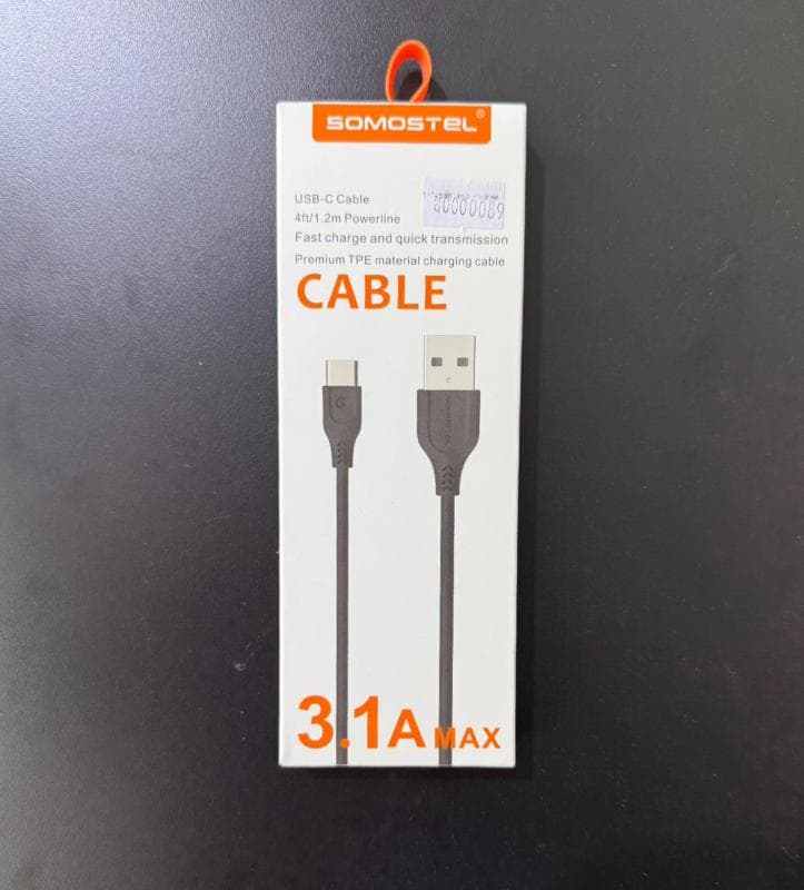 Accesorio CABLE SOMOSTEL USB A TIPO C 3.1