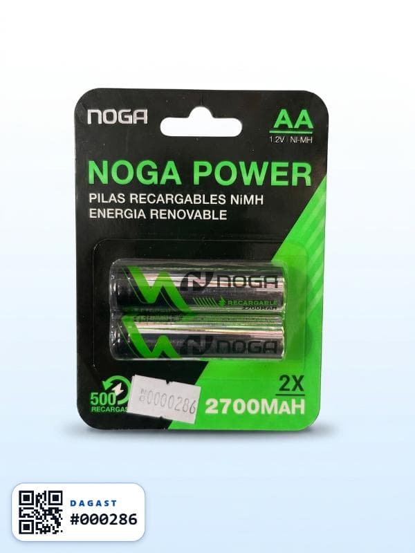 Accesorio PILAS RECARGABLES DOBLE A NOGA