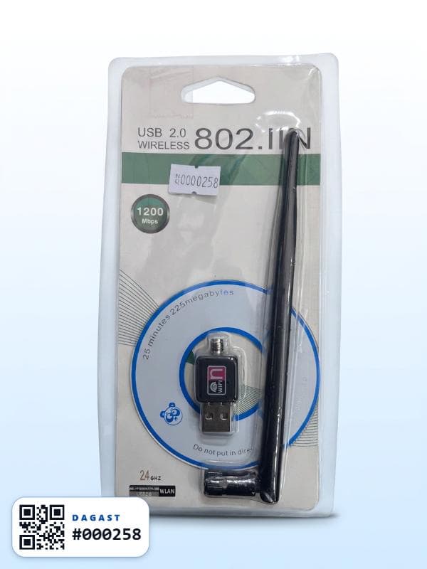 Accesorio ADAPTADOR WIFI USB 802.IIN CON DISCO