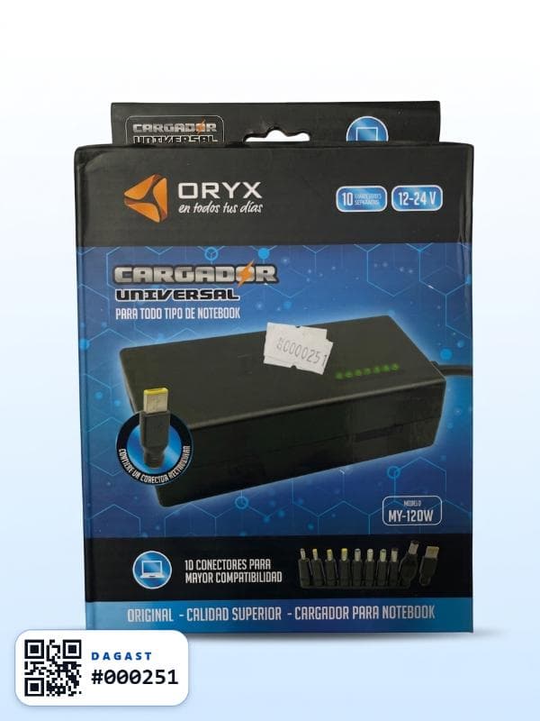 Accesorio CARGADOR DE NOTEBOOK UNIVERSAL ORYX