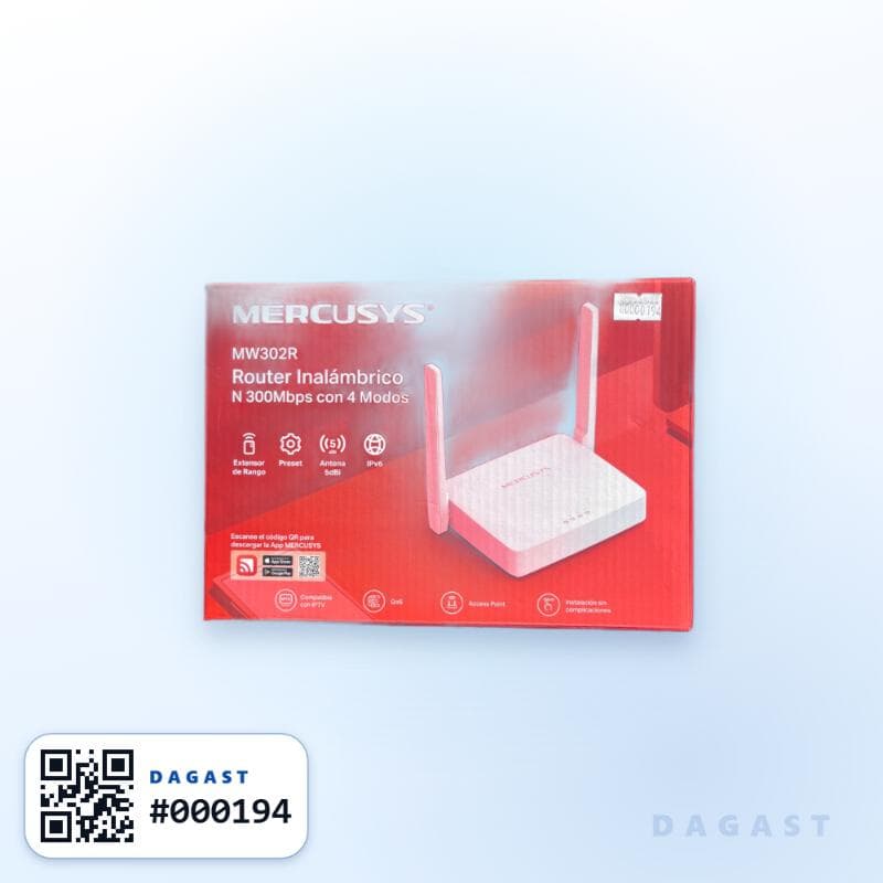 Accesorio ROUTER INALAMBRICO MERCUSYS MW302R
