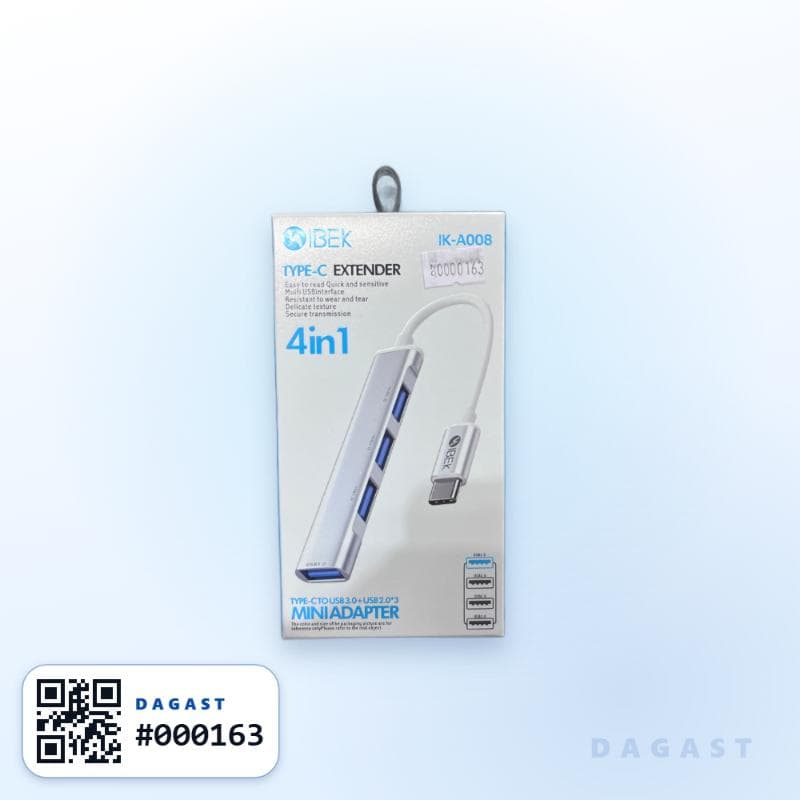 Accesorio ADAPTADOR IBEK 4 EN 1 TIPO C