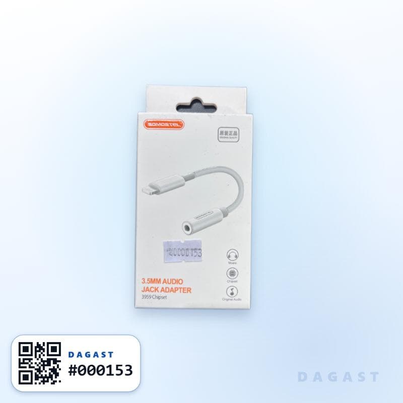 Accesorio ADAPTADOR SOMOSTEL JACK IPHONE