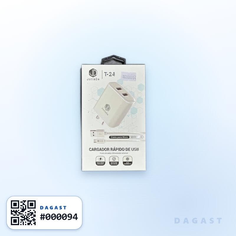 Accesorio CARGADOR JD T24 MICRO USB