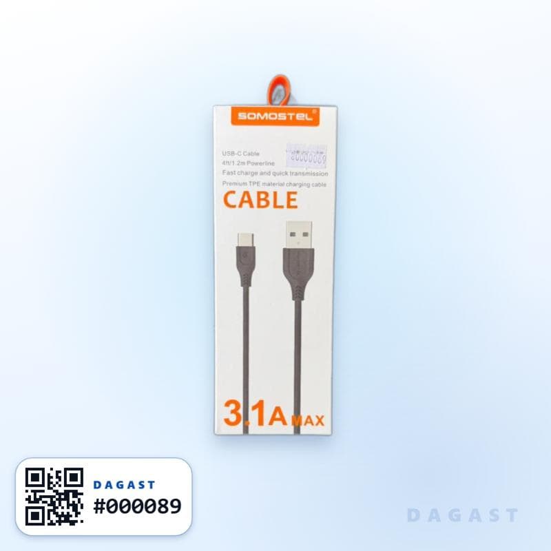 Accesorio CABLE SOMOSTEL USB A TIPO C 3.1