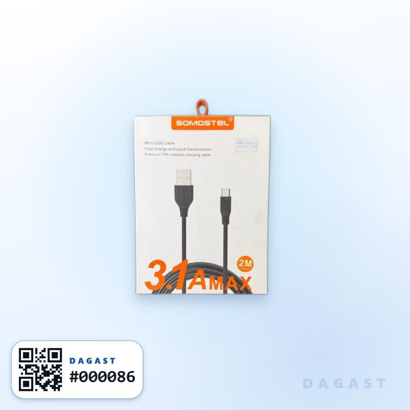 Accesorio CABLE SOMOSTEL USBA A MICRO USB 2MTS