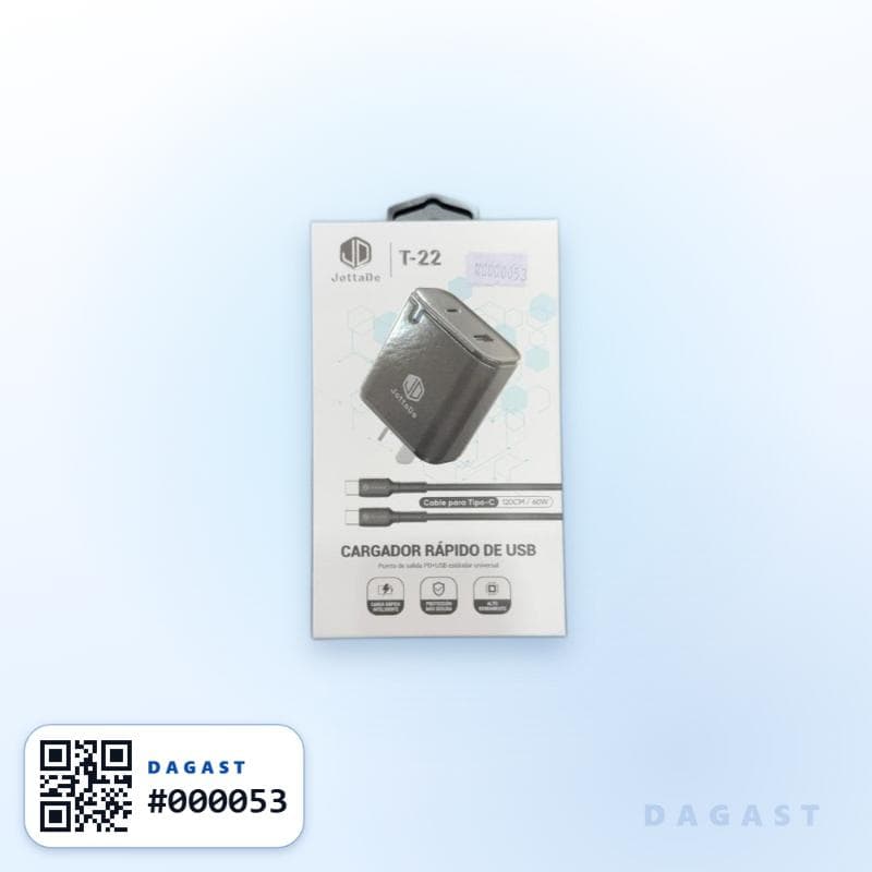 Accesorio CARGADOR RAPIDO JD T22 TIPO C