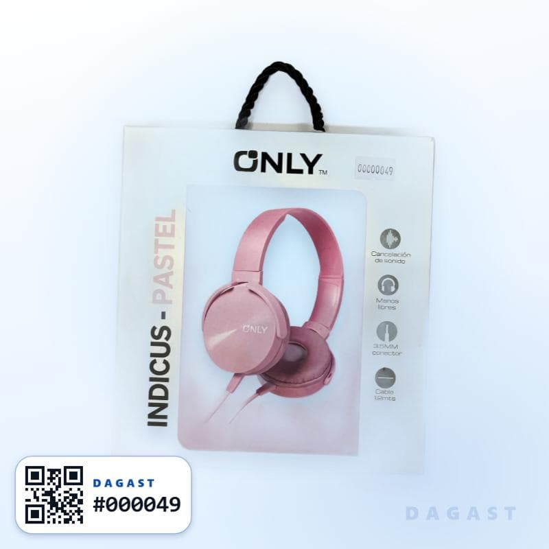 Accesorio AURICULARES ONLY CON CABLE INDICUS-PASTEL
