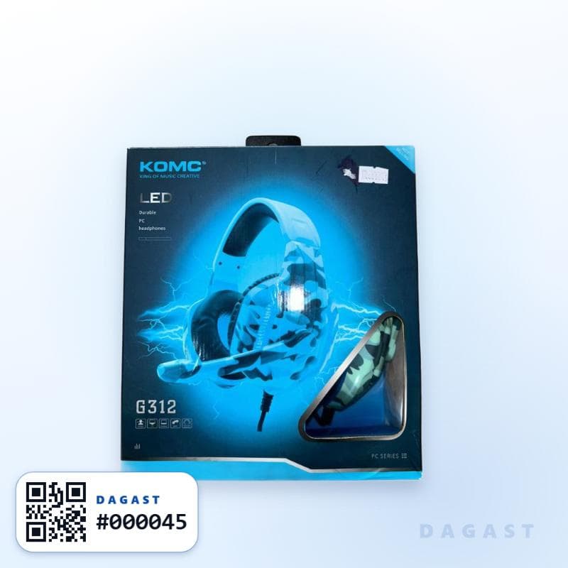 Accesorio AURICULARES CASCO CON CABLE GAMER KOMC G312