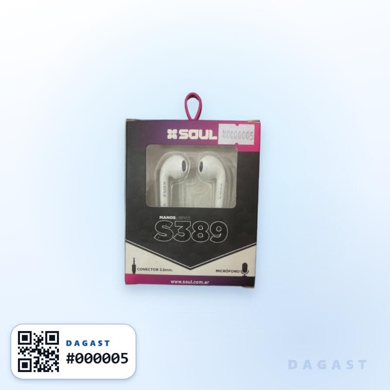 Accesorio AURICULARES S389 MANOS LIBRES SOUL