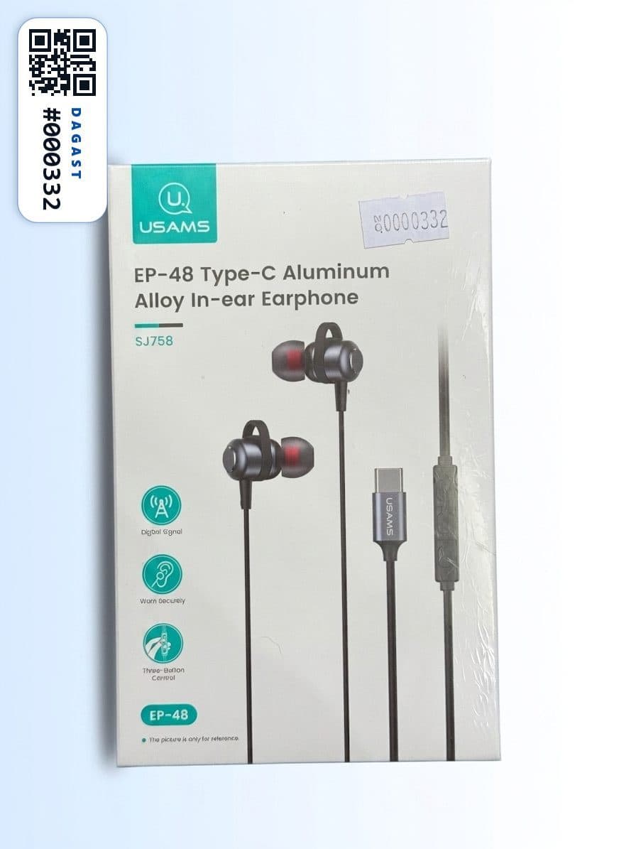 Accesorio AURICULARES USAMS TIPO C CON GOMITA