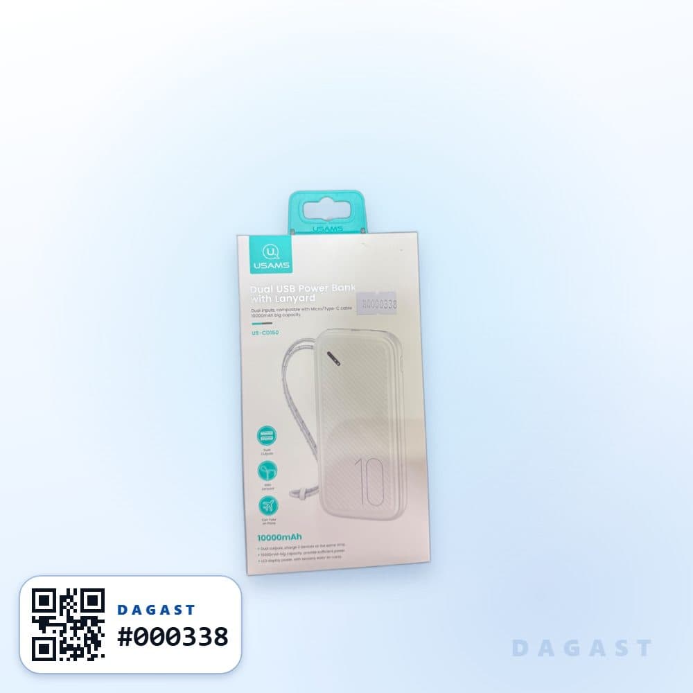Accesorio CARGADDOR PORTATIL USAMS US-CD150 10000MAH DOBLE USB