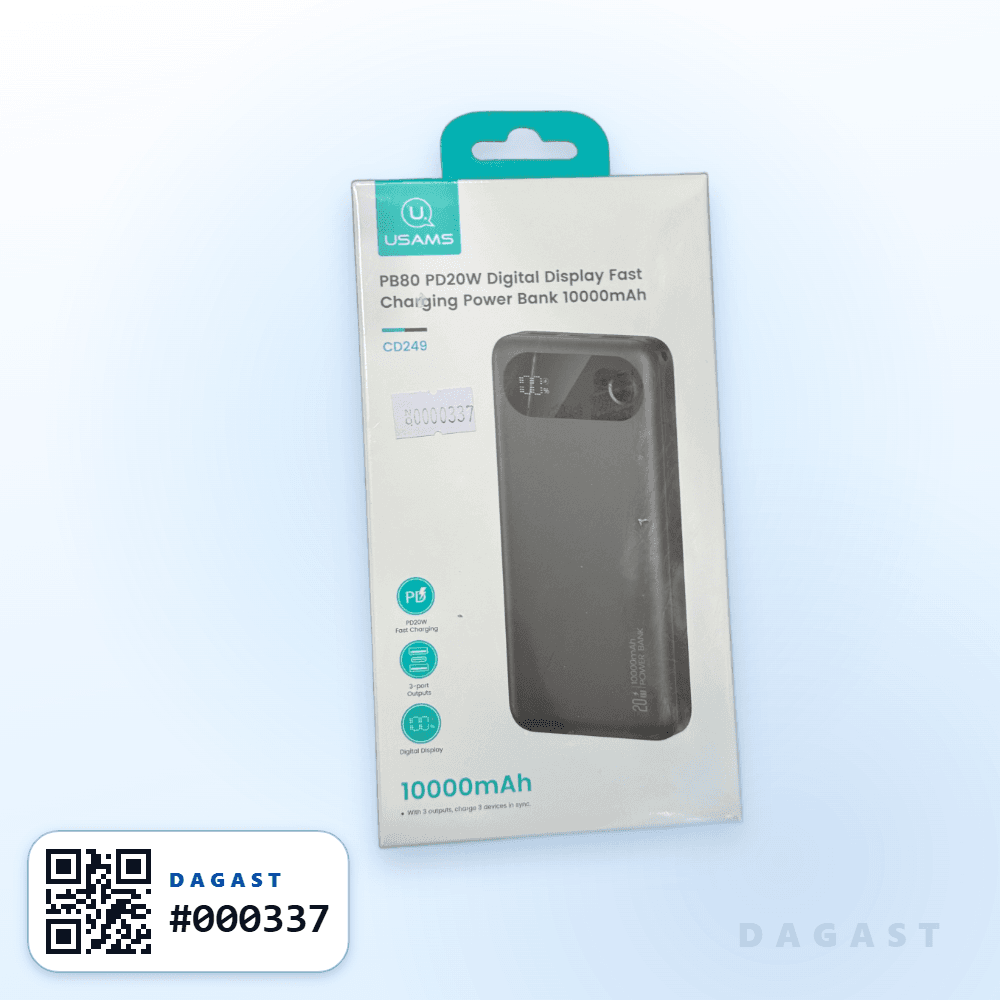Accesorio CARGADOR PORTATIL USAMS 10000MAH PD20W CD249