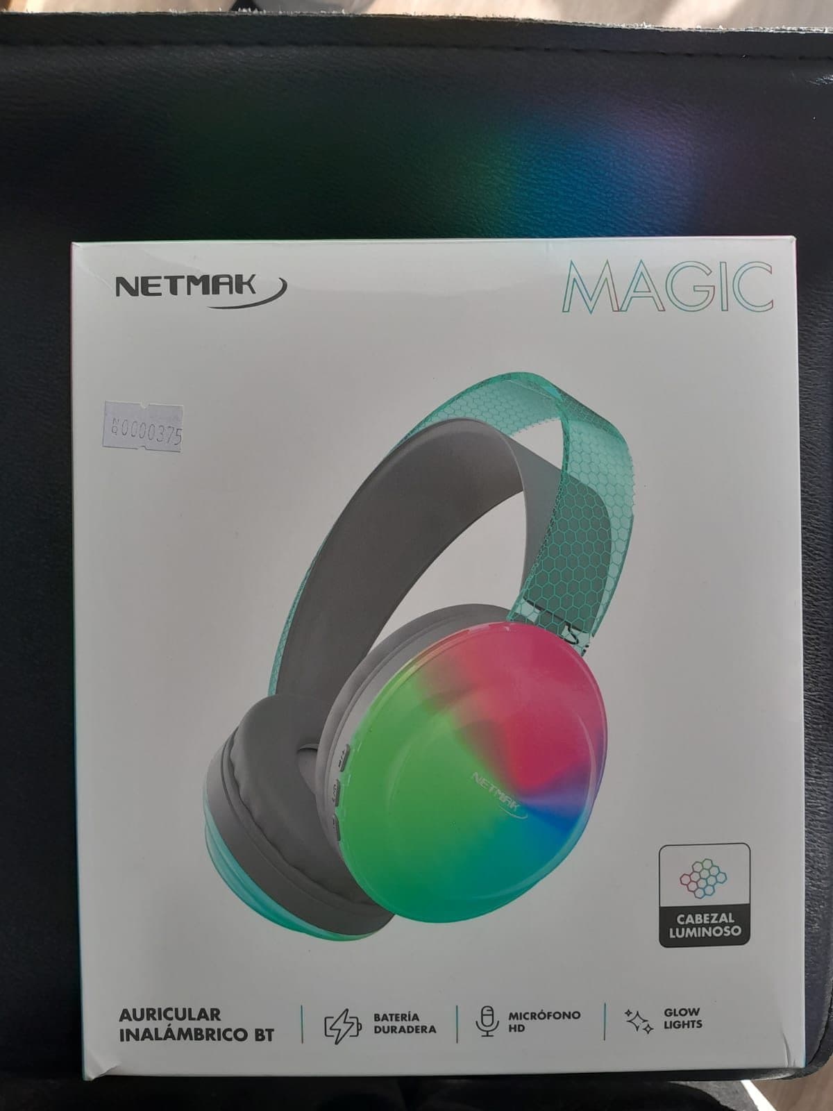 Accesorio AURICULARES CASCO INALAMBRICOS CON LUZ NETMAK
