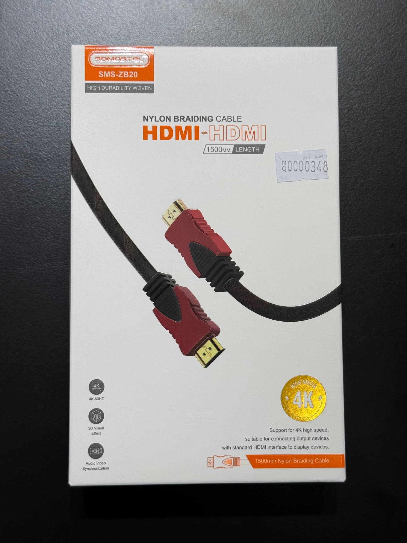Accesorio CABLE HDMI-HDMI SOMOSTEL ZB20 1,5M