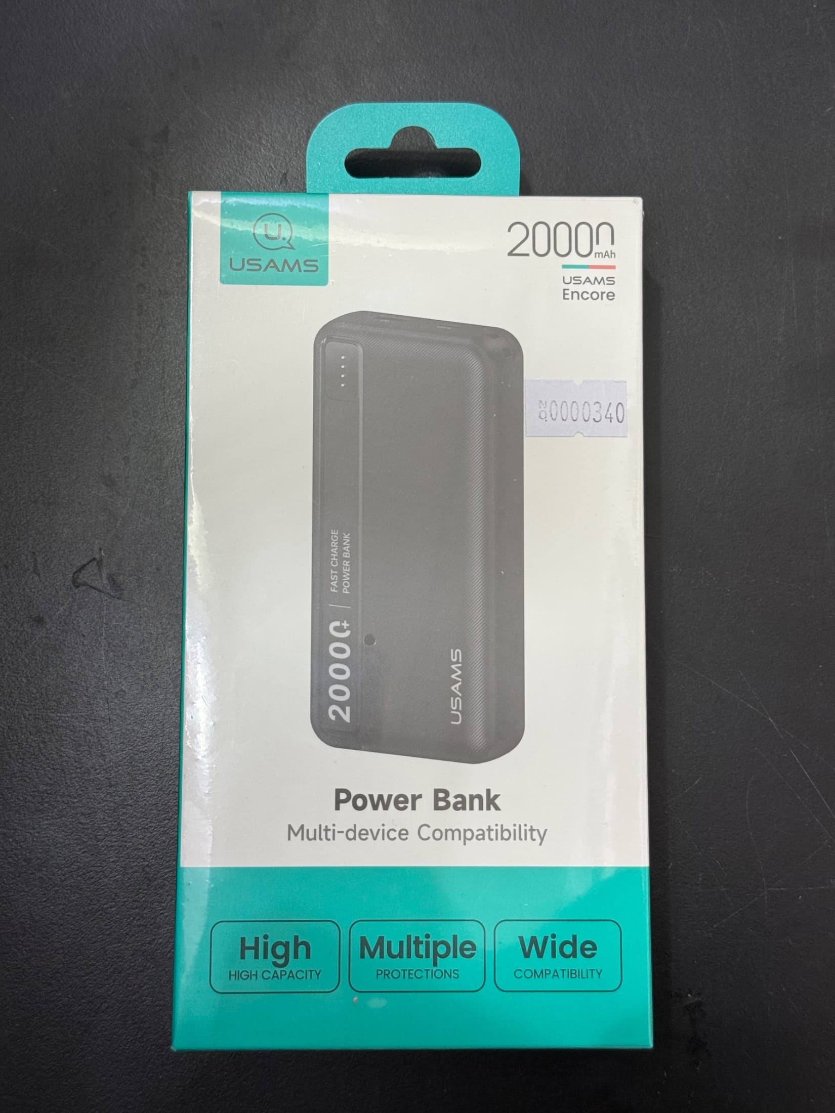 Accesorio CARGADOR PORTATIL USAMS 20000 MAH CD264