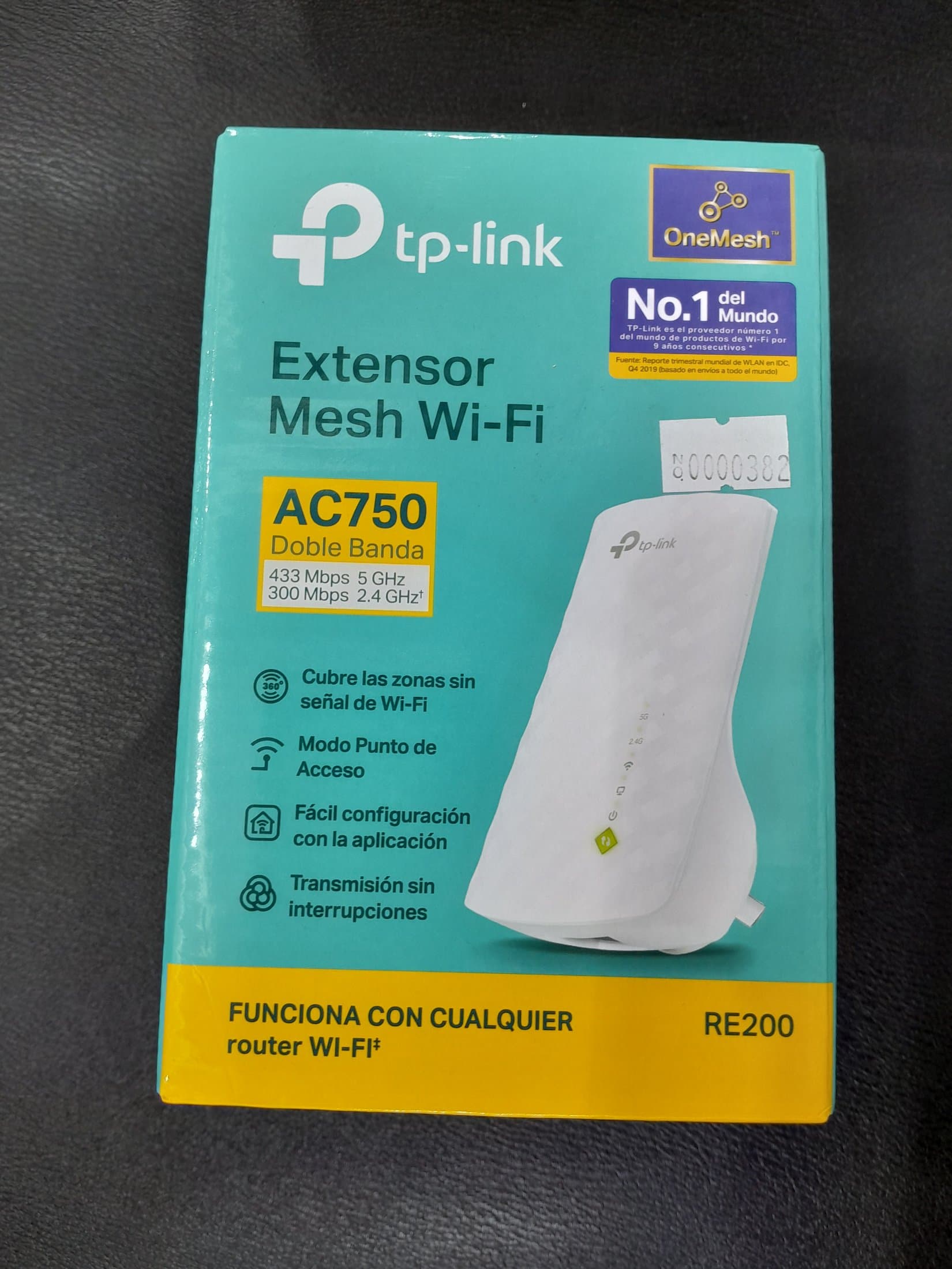 Accesorio EXTENSOR WI-FI TP LINK DOBLE BANDA RE200