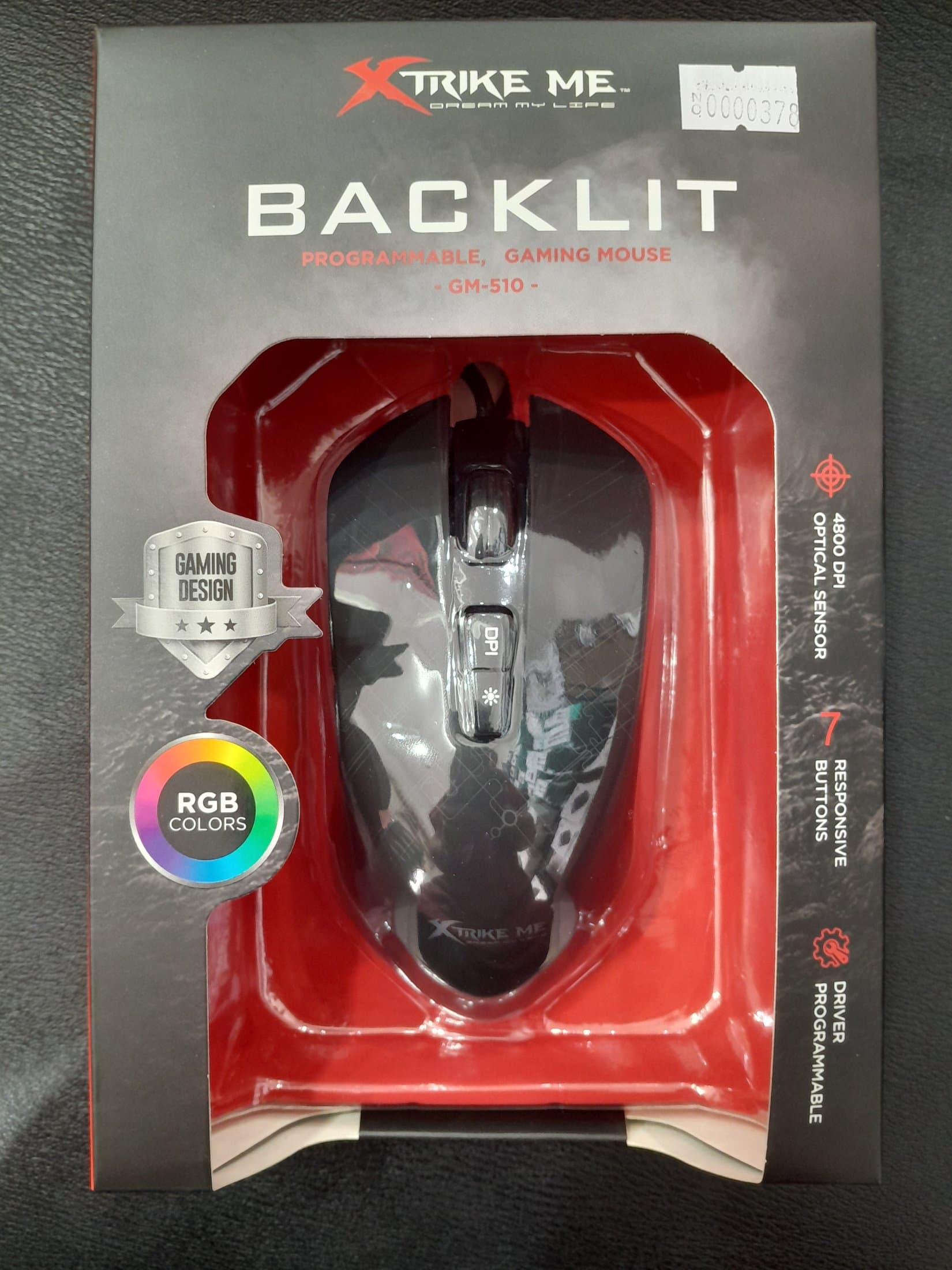 Accesorio MOUSE XTRIKE ME BACKLIT GM 510
