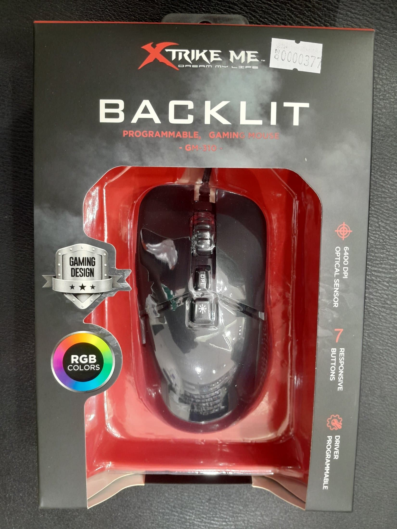 Accesorio MOUSE XTRIKE ME BACKLITE GM 310