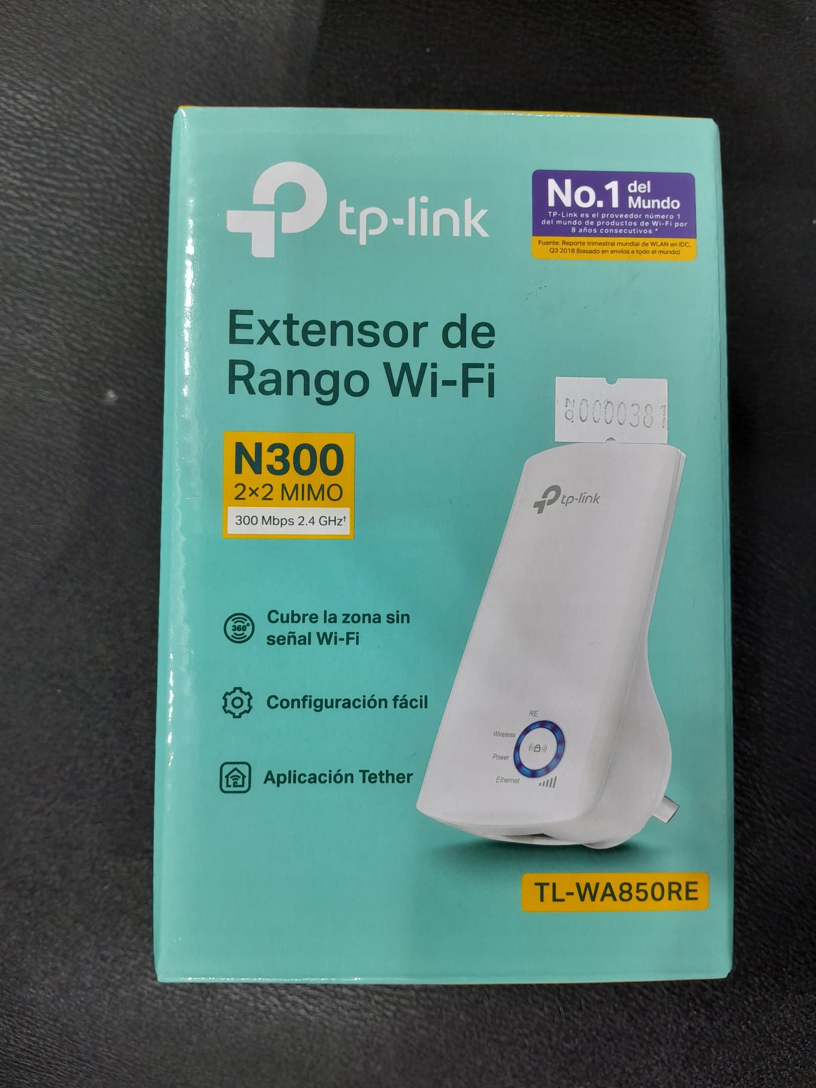 Accesorio EXTENSOR WI-FI TP LINK DE 300MBPS 850RE